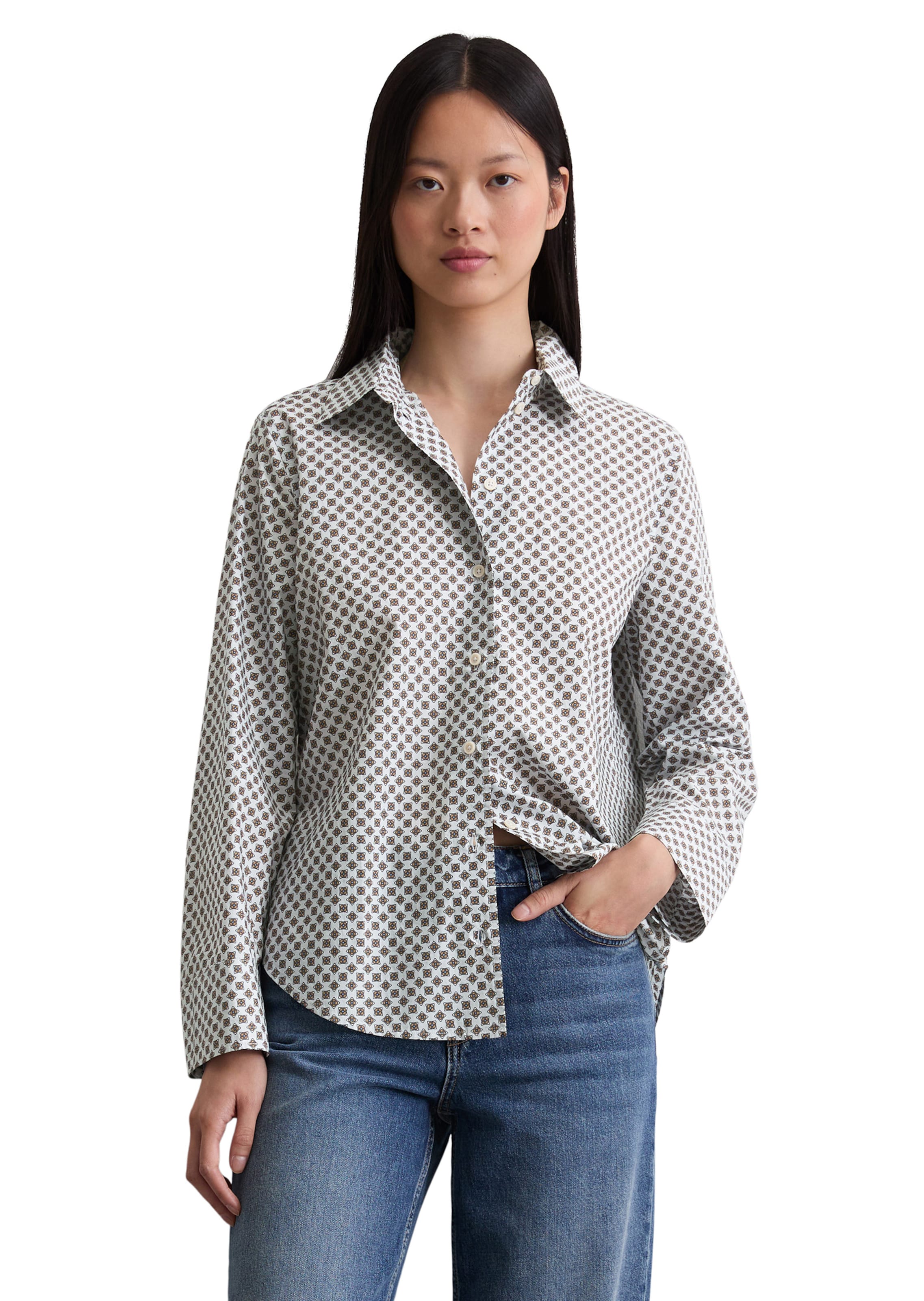 Marc O'Polo Blouse in Blue: front