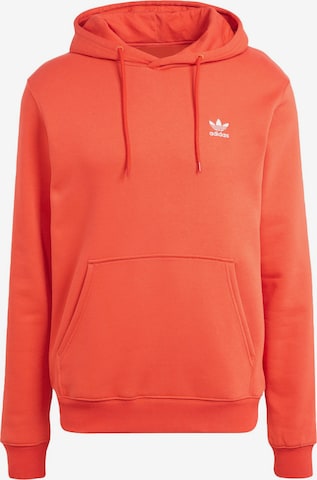 ADIDAS ORIGINALSSweater majica 'Trefoil Essentials' - crvena boja: prednji dio