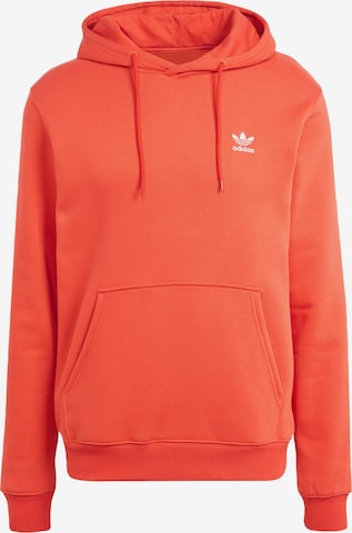 ADIDAS ORIGINALS Sweatshirt 'Trefoil Essentials' in Rood: voorkant