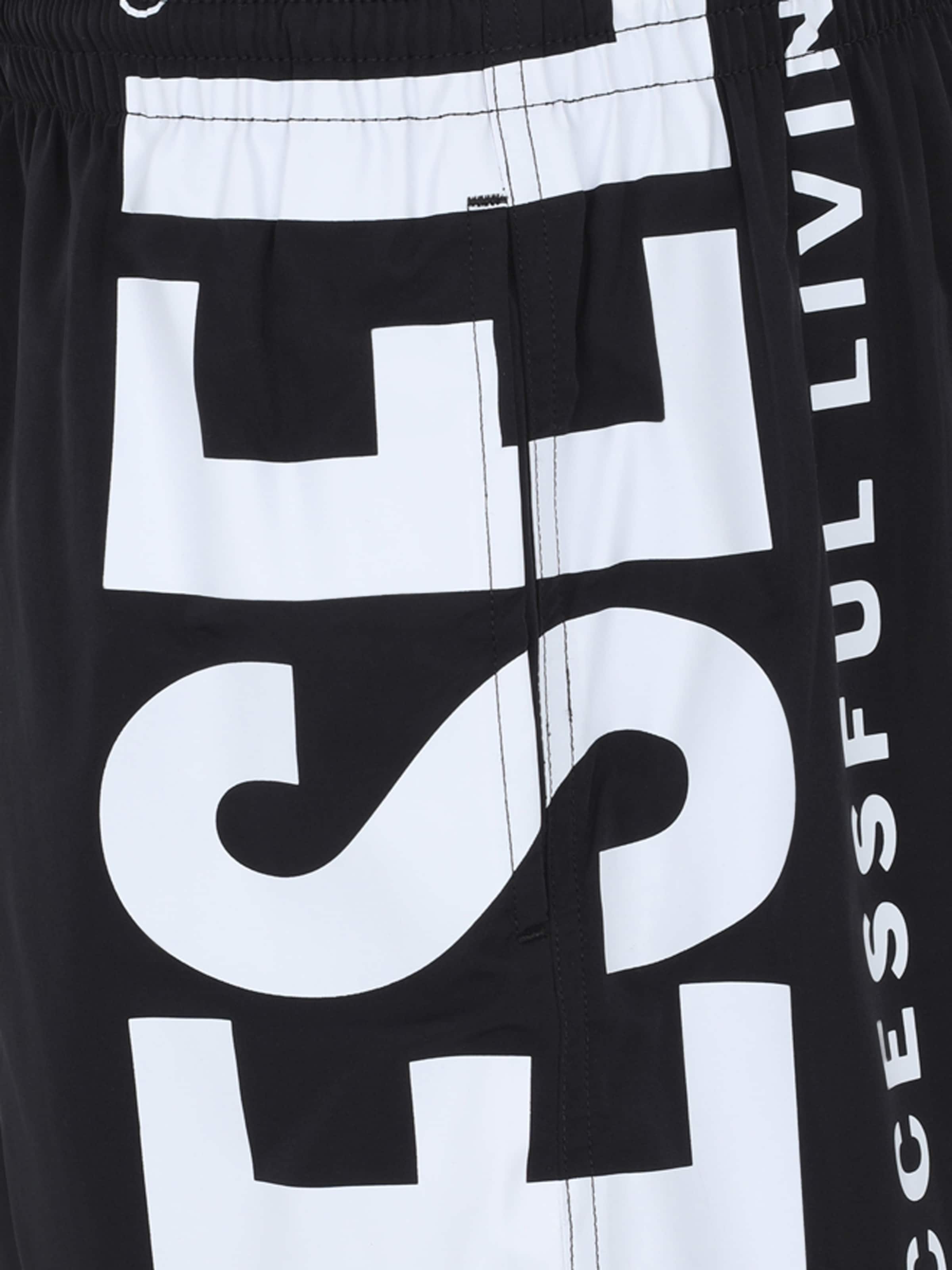 DIESEL Badshorts 'RIO' i svart