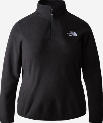 THE NORTH FACE Fleece Jacket in Black: front