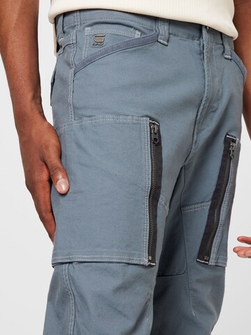 G-Star RAW - Tapered Calças cargo em azul