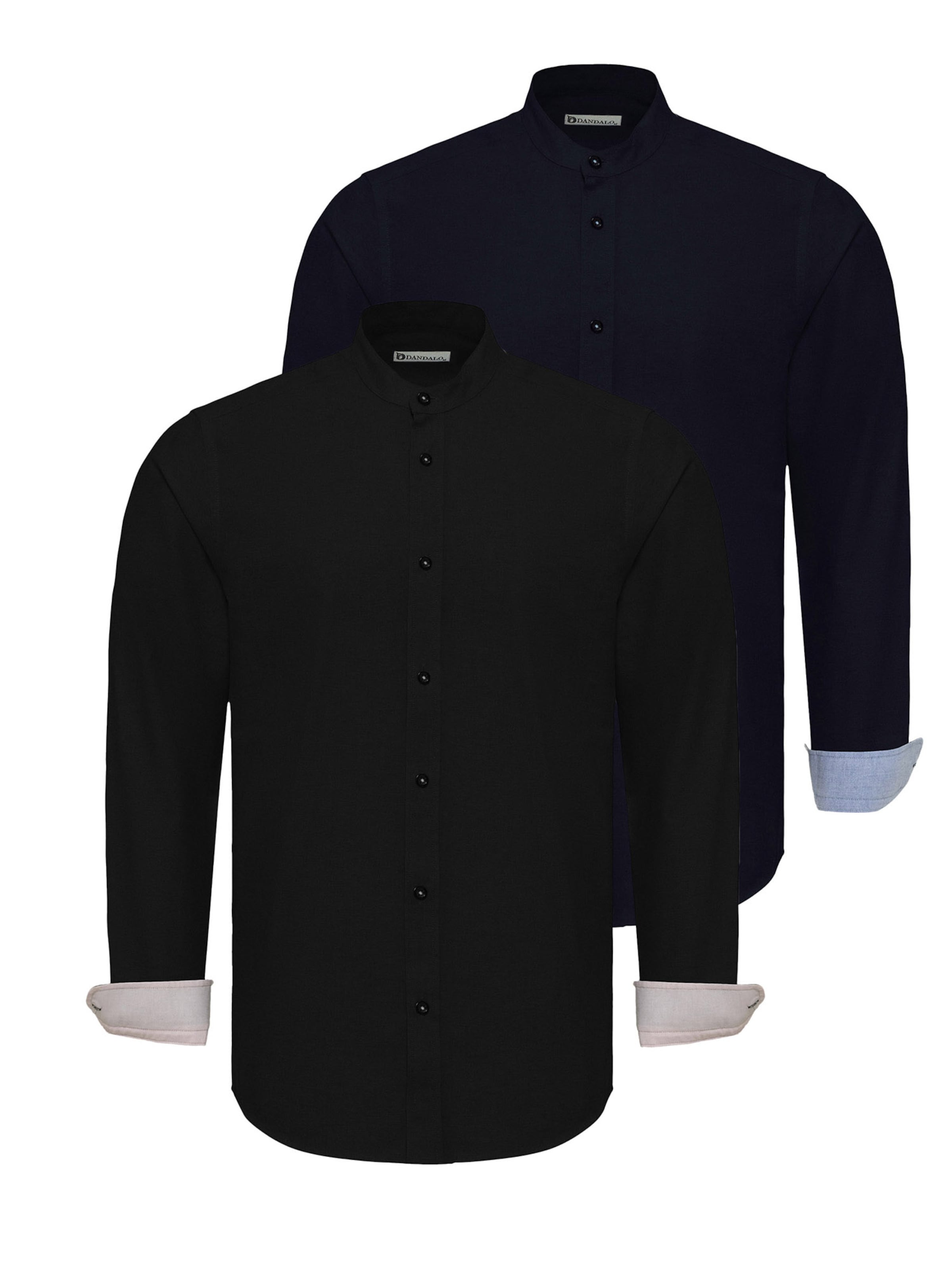 Dandalo Regular fit Overhemd in Blauw: voorkant