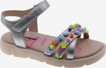 Beppi Sandale in Silber: Vorderseite