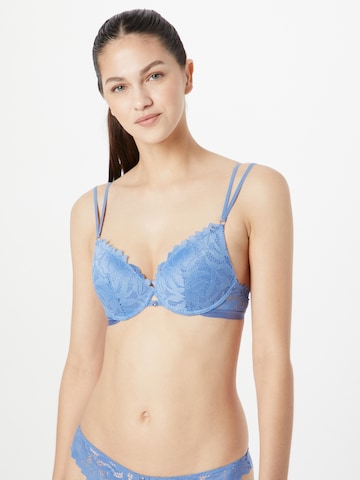 Women' Secret - Push-up Soutien em azul: frente