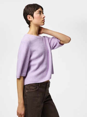 PIECES Πουλόβερ 'PCSILLY' σε λιλά