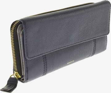 FOSSIL Small Leather Goods in One size in Blue: front