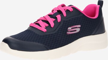 Sneaker low de la SKECHERS pe albastru: față