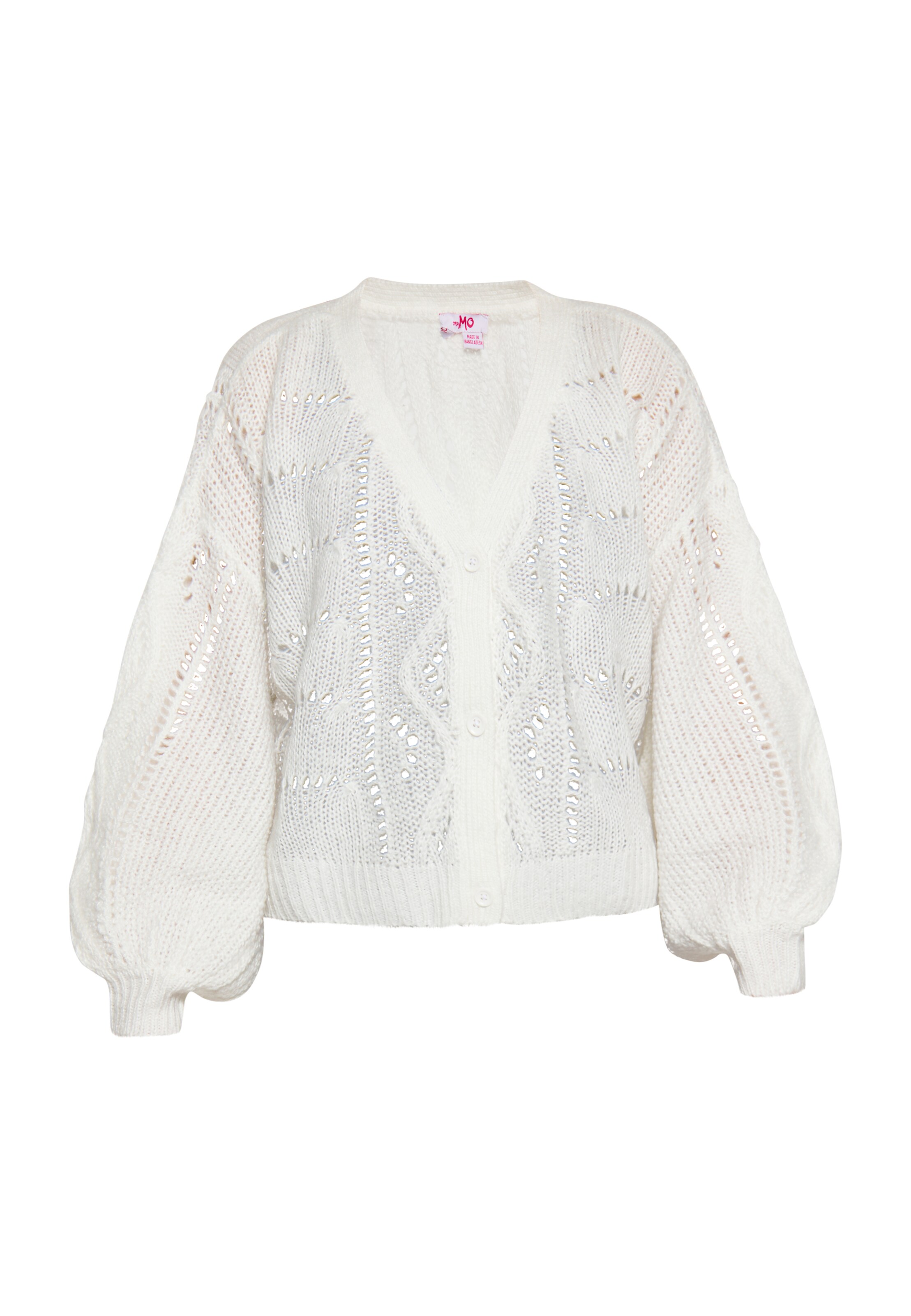 MYMO Kampsun, värv valge: eest vaates