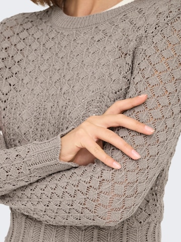 ONLY Pullover 'ONLSAGA' in Grau