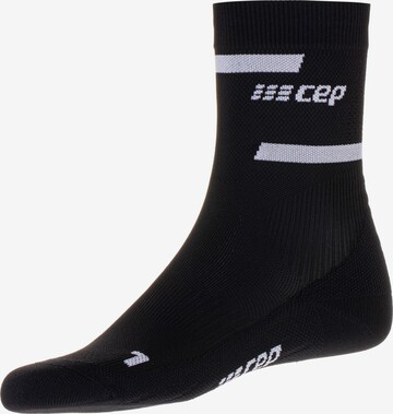 CEP Athletic Socks in Black: front