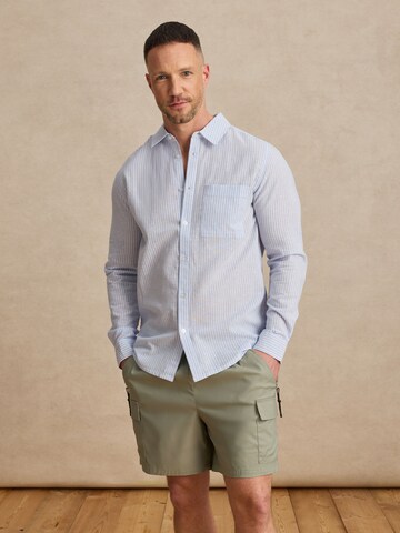 Regular fit Camicia 'Quirin' di DAN FOX APPAREL in blu: frontale
