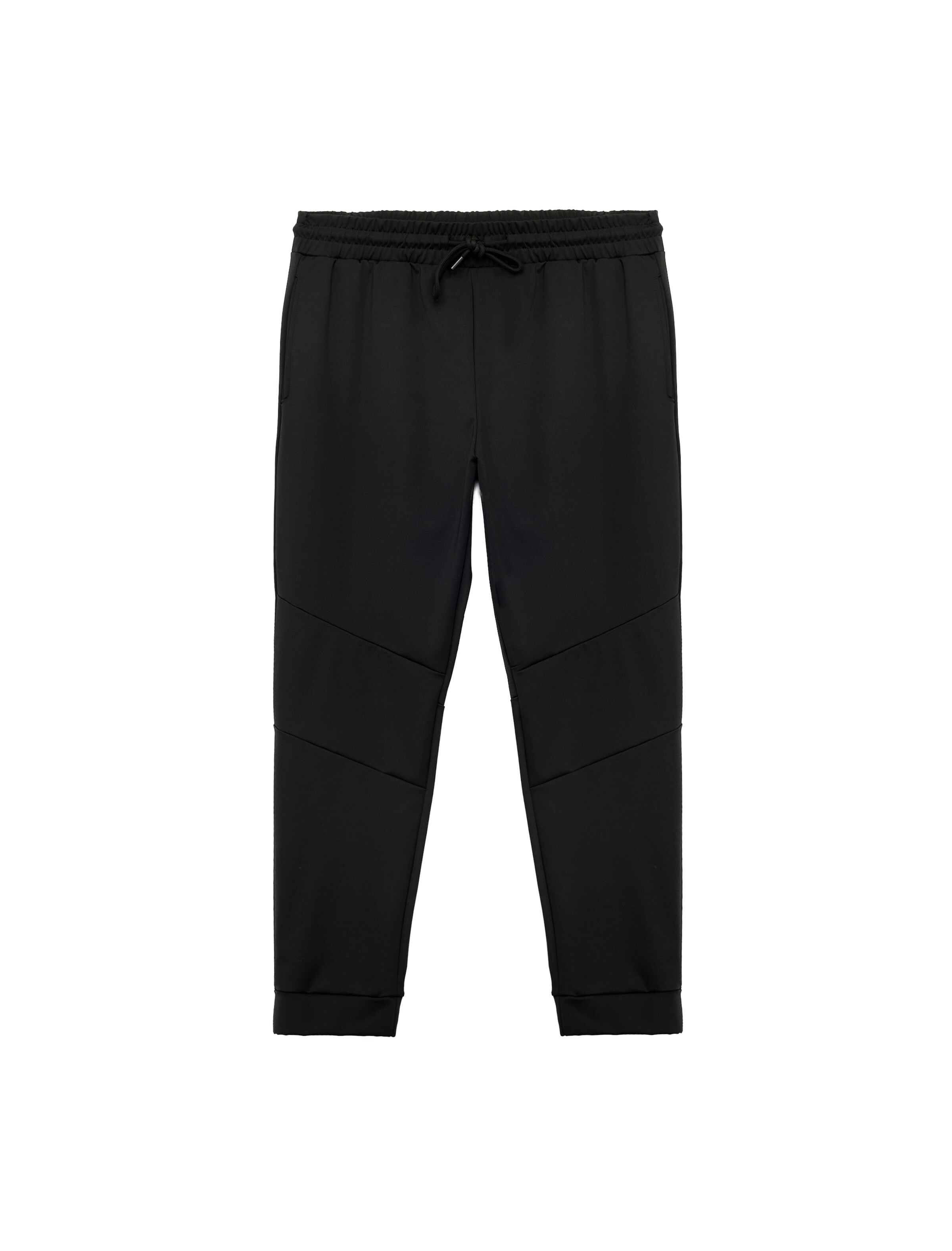 Koton Tapered Pants in Black: front
