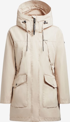 khujo Přechodová parka 'Aira' – béžová: přední strana
