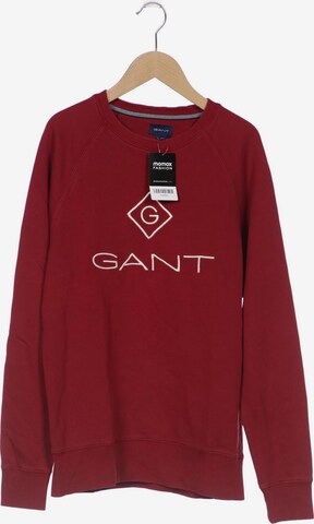 GANT Sweatshirt & Zip-Up Hoodie in M in Red: front