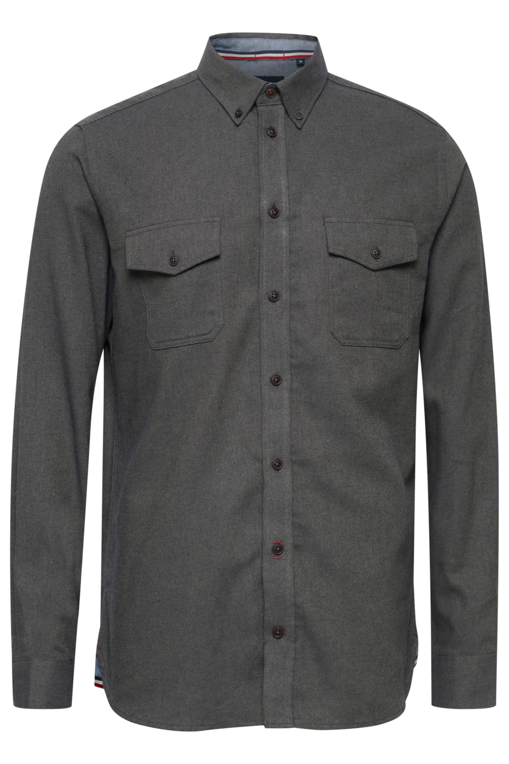 FQ1924 Hemd 'Steven' in Grau: Vorderseite