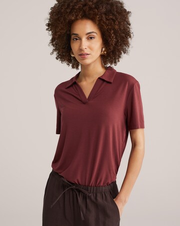 Maglietta di WE Fashion in rosso: frontale