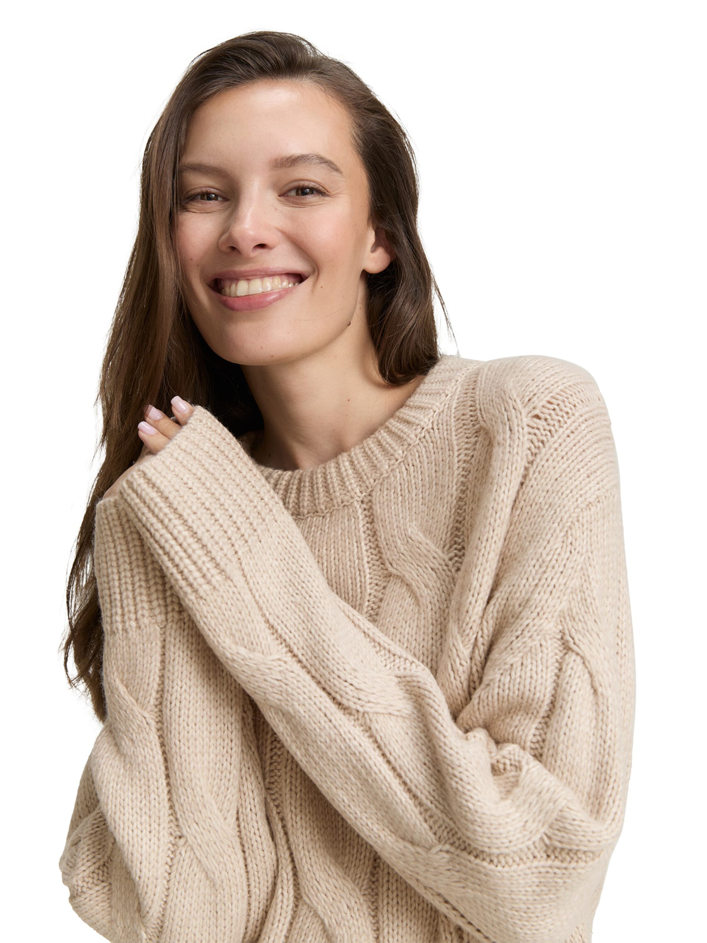 TOM TAILOR Pullover in Grau