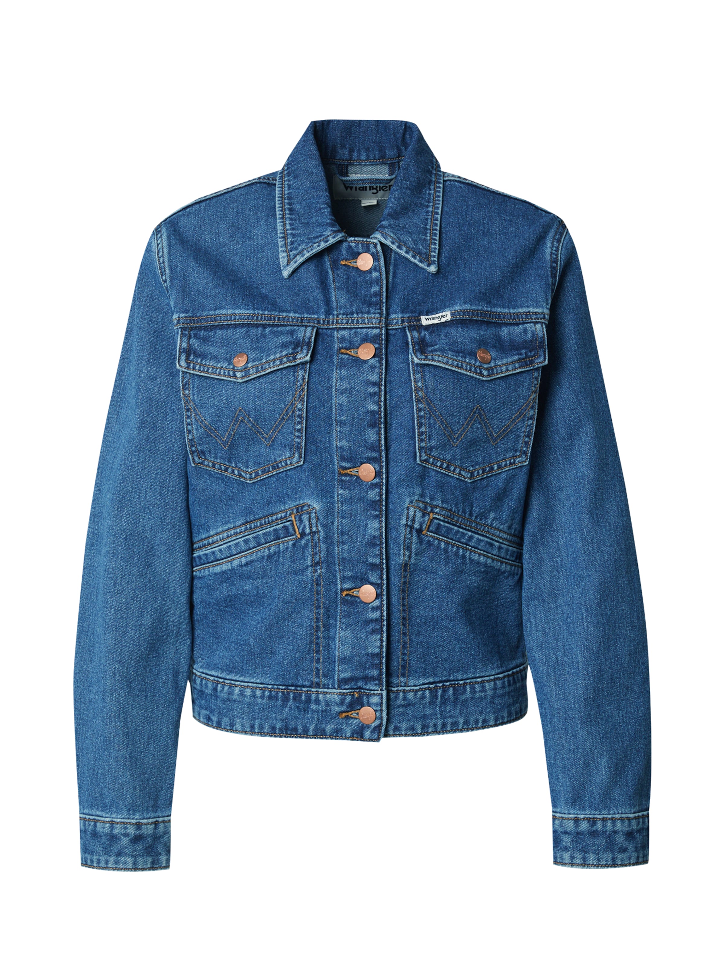 WRANGLER Jacke 'HERITAGE' in Blau: Vorderseite