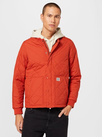 Vintage Industries Between-Season Jacket 'Brody' in Orange: front