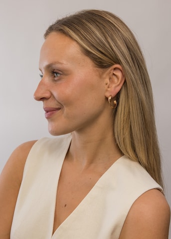 PURELEI Earrings 'Flow' in Gold: front
