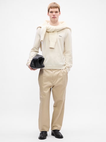 BOSS Pullover 'Momentum-X' in Weiß