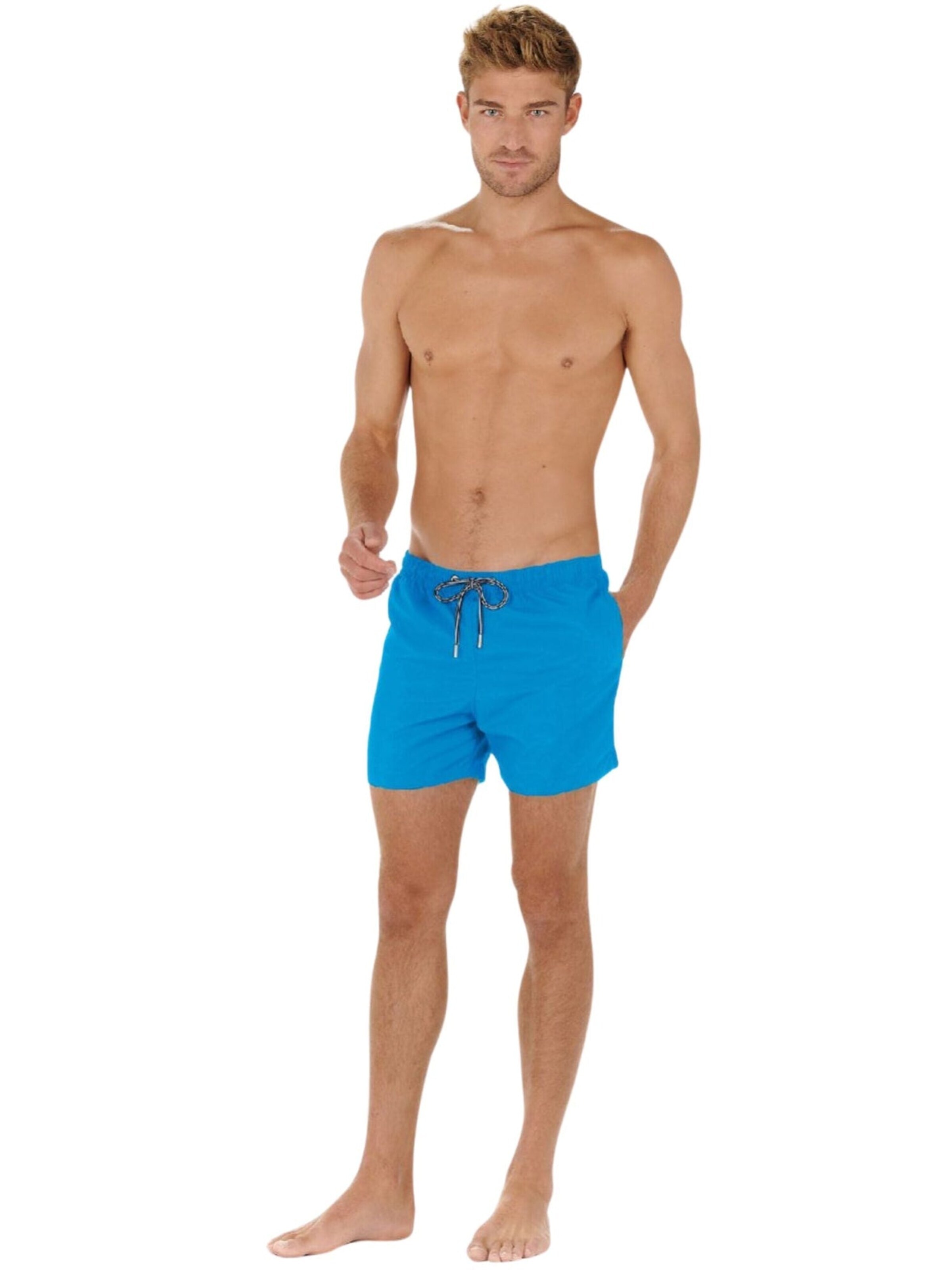HOM Badshorts 'Sea Boxer' i blå