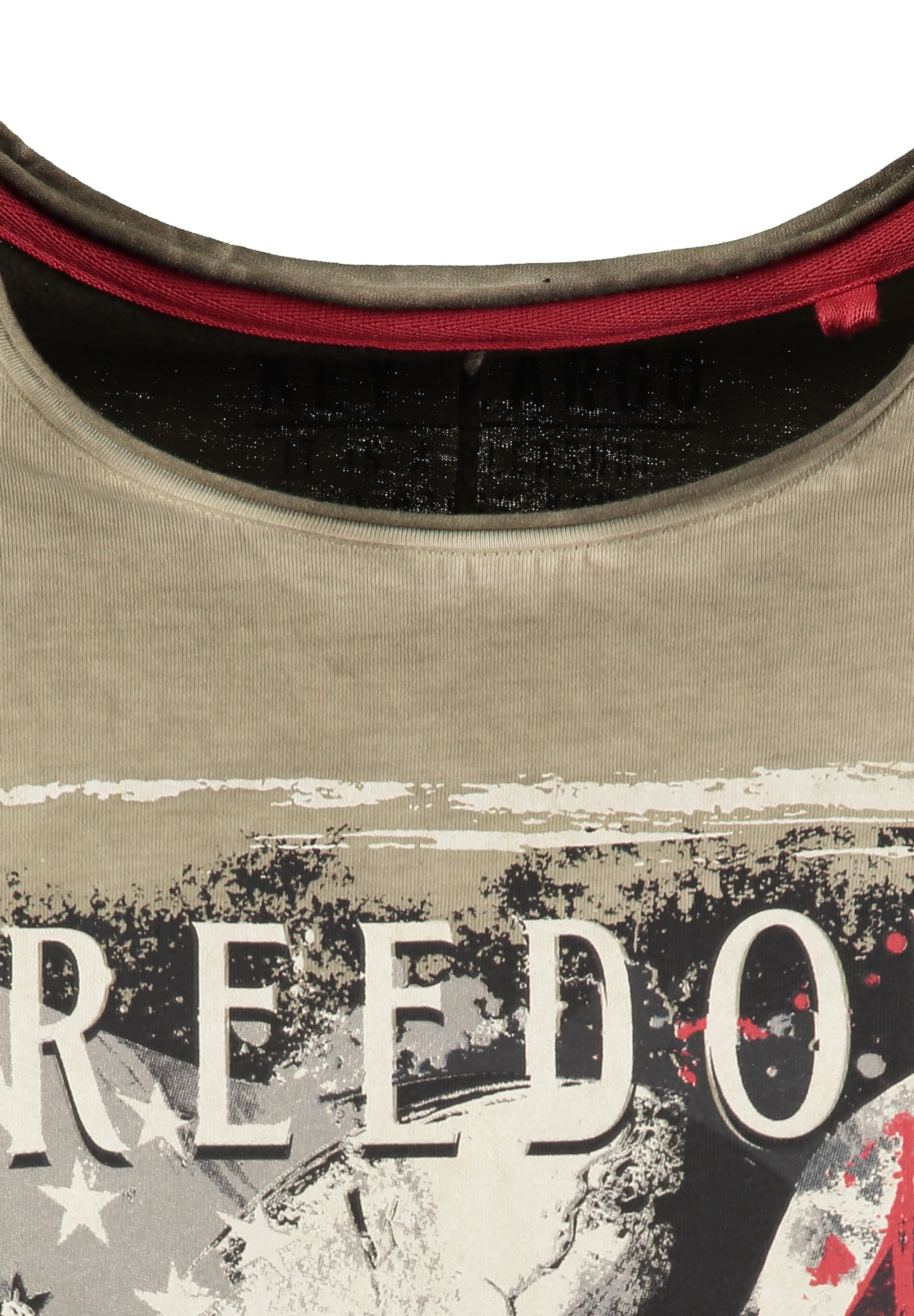 Maglietta 'KLFreedoom' di Key Largo in verde