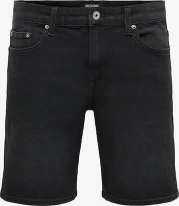 Only & Sons Farmer 'Weft' - fekete: elől