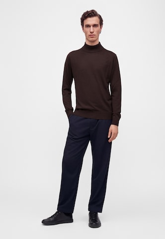 BOSS Sweter 'Avac_M-1' w kolorze brązowy