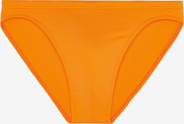 HOM Swim Trunks 'Sea Life' in Orange: front