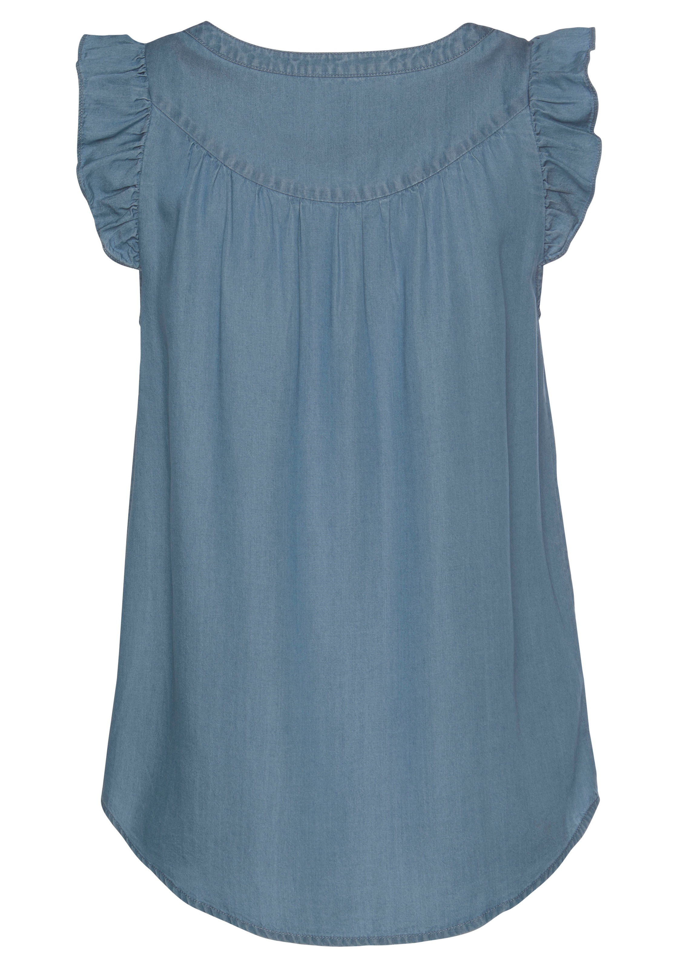 LASCANA Блузка в Синий