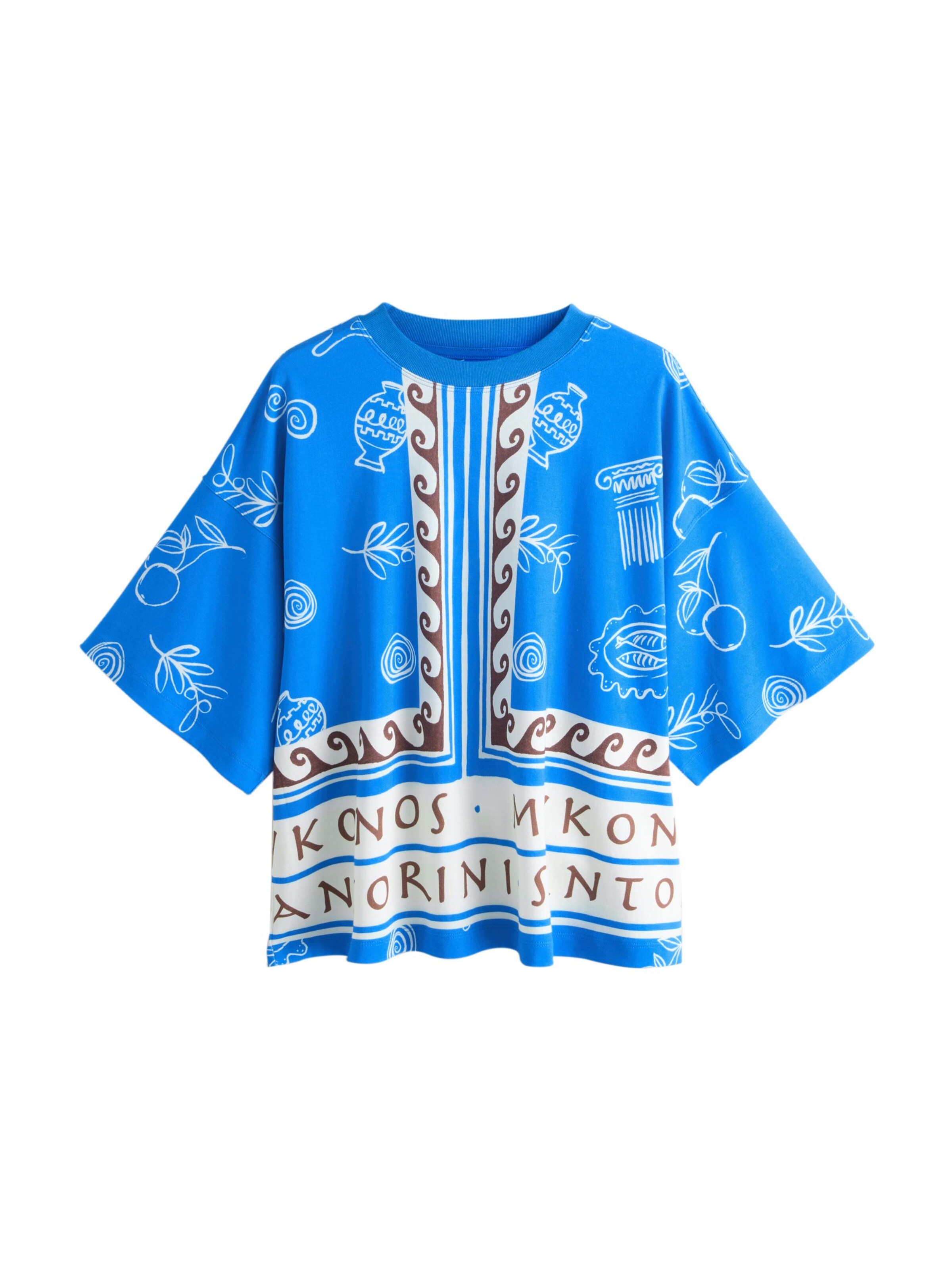 Next T-Shirt in Blau: Vorderseite