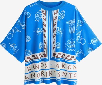 Next T-Shirt in Blau: Vorderseite