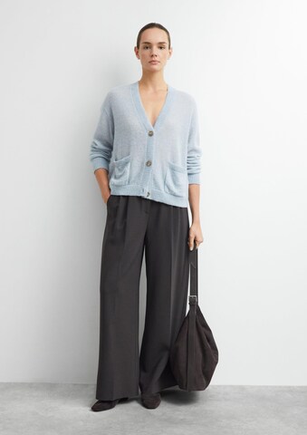 COMMA Gebreid vest in Blauw
