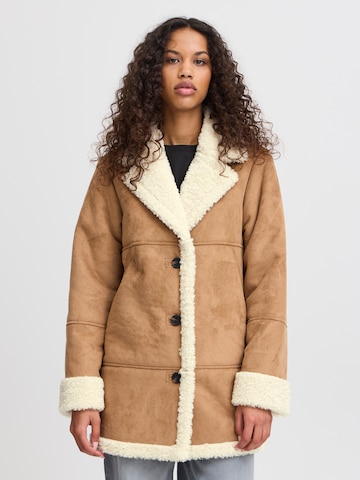 Manteau mi-saison 'IH GIZORA' ICHI en marron : devant