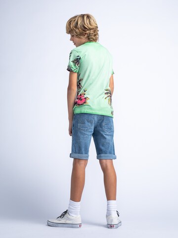 T-Shirt 'Tybee Island' Petrol Industries en vert