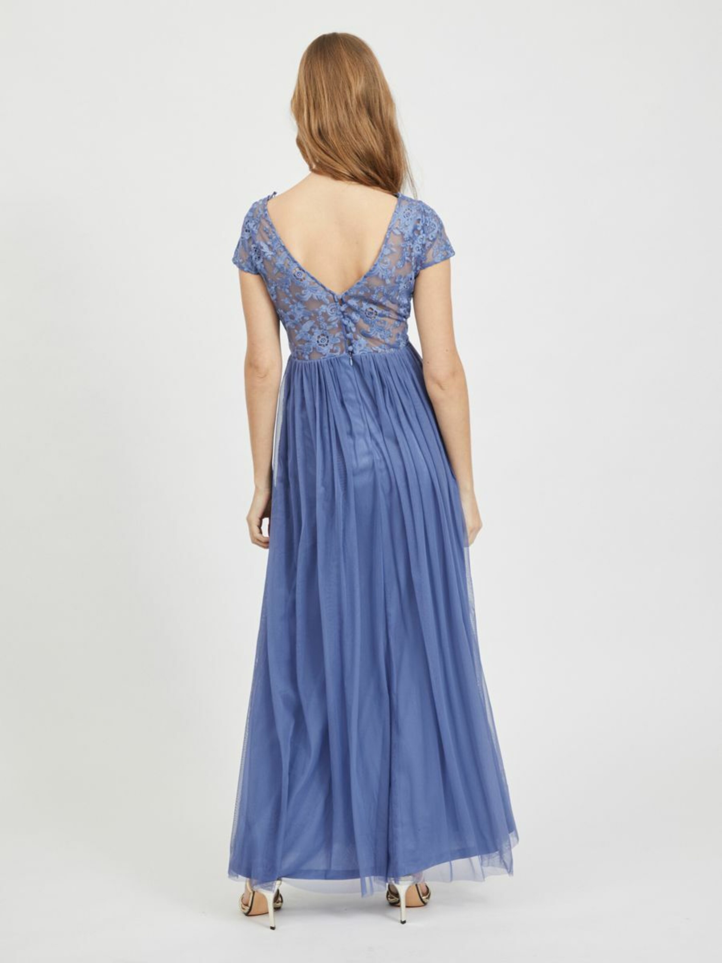 Frauen Große Größen VILA Kleid in Blau - RX45022 Frauen Große Größen VILA Kleid in Blau - RX45022