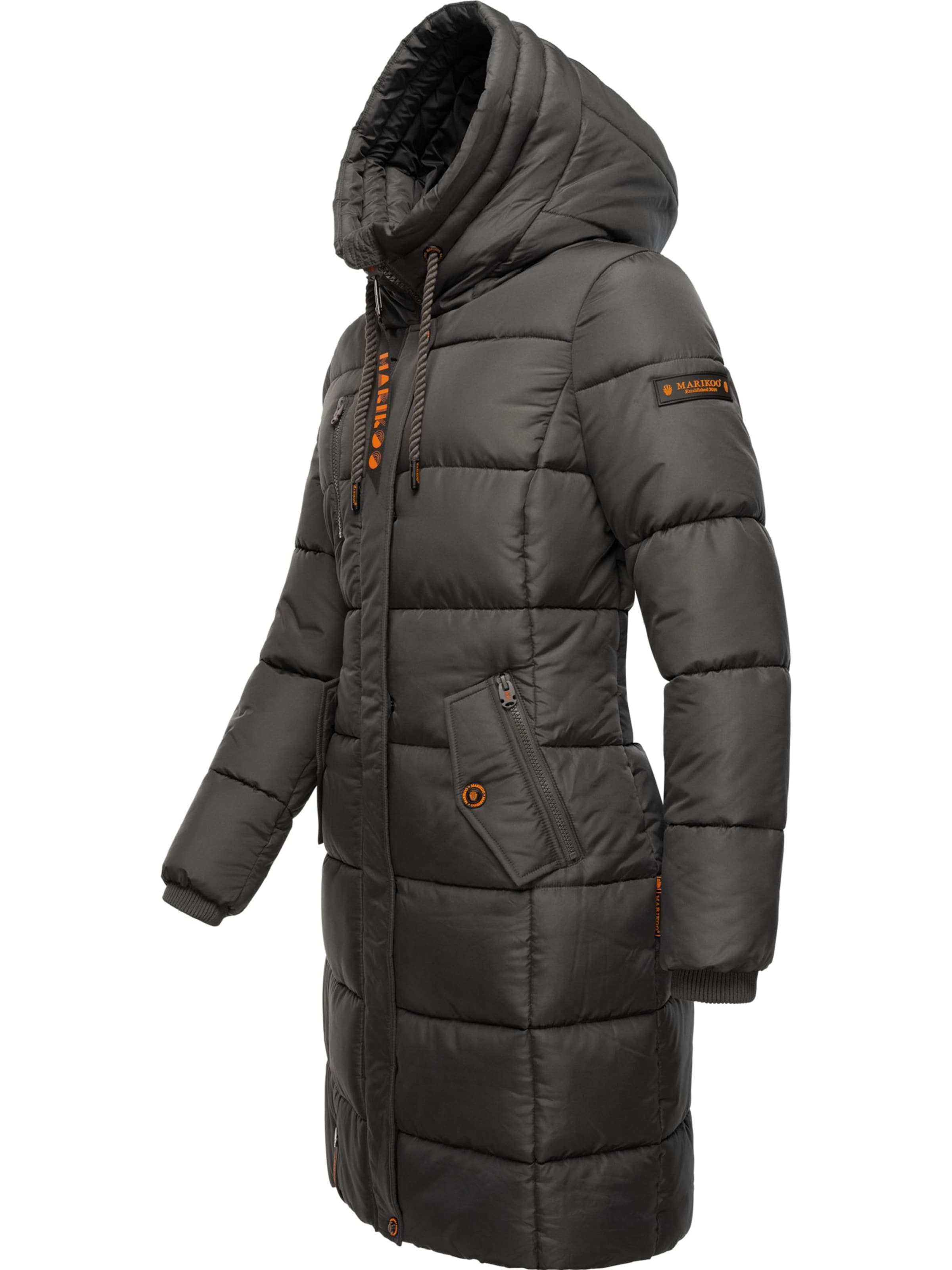 MARIKOO Зимно палто 'Yuikoo' в сиво