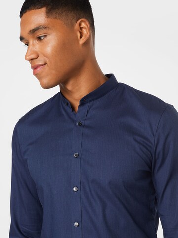 OLYMP Regular fit Button Up Shirt in Blue