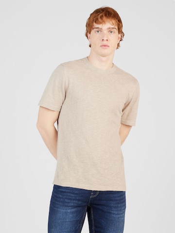 Pull-over 'BERG' SELECTED HOMME en beige : devant