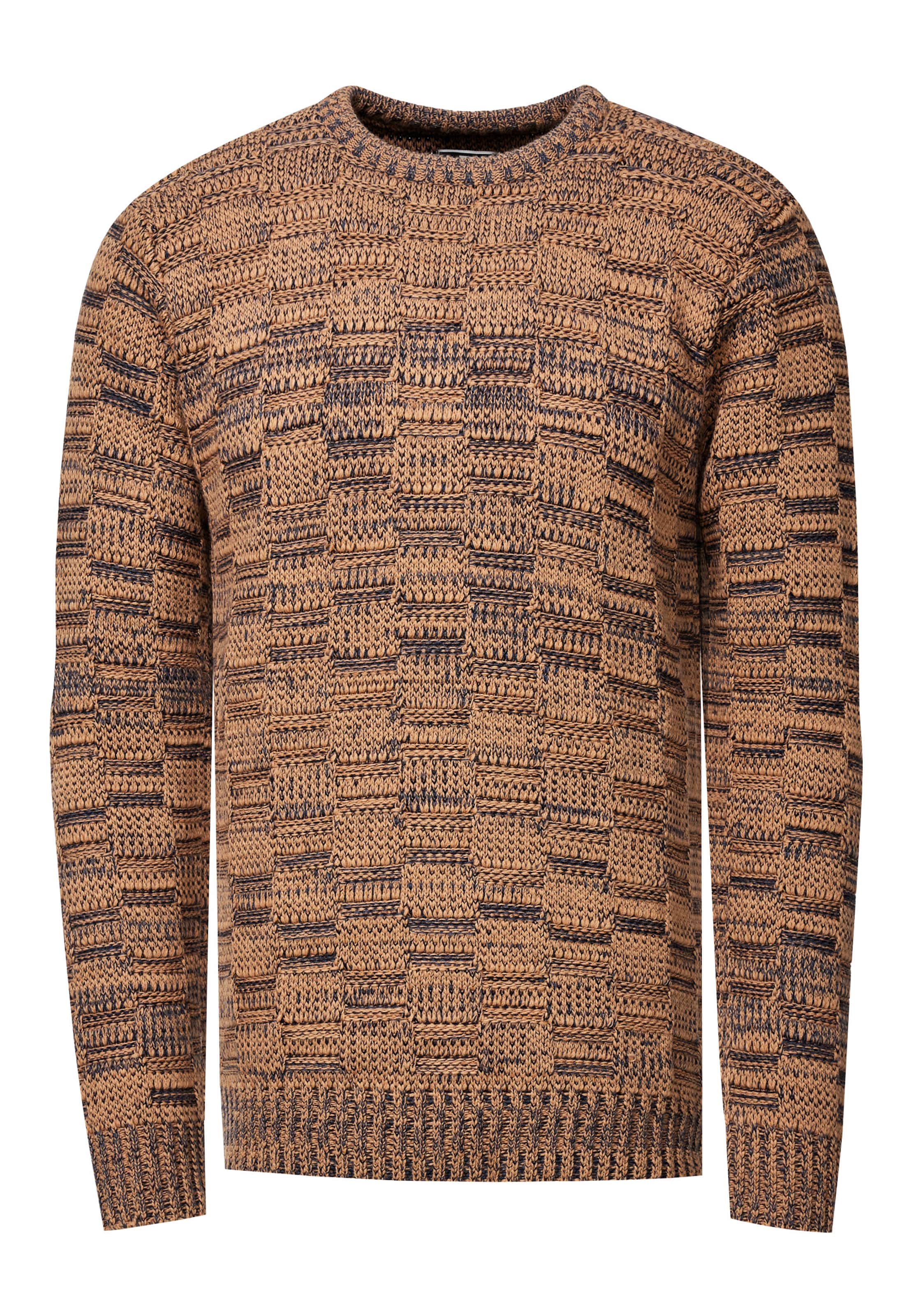 Rusty Neal Pullover in Braun: Vorderseite