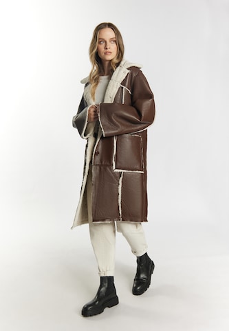 DreiMaster Vintage Зимно палто в кафяво