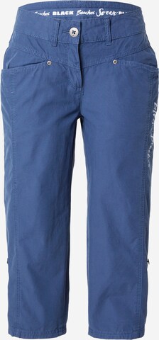 Soccx Regular Pants in Blue: front