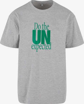 MT Upscale Shirt 'Do The Unexpected' in Grey: front