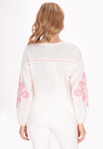 usha FESTIVAL Bluse 'Spring Summer' in Weiß