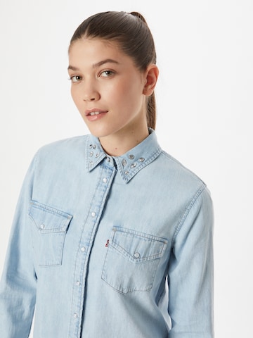 LEVI'S ® Bluse 'Iconic Western' in Blau