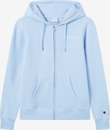 Champion Authentic Athletic Apparel - Sudadera con cremallera en azul: frente