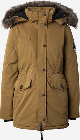 Superdry Talviparka 'ASHLEY EVEREST' värissä vihreä: etupuoli