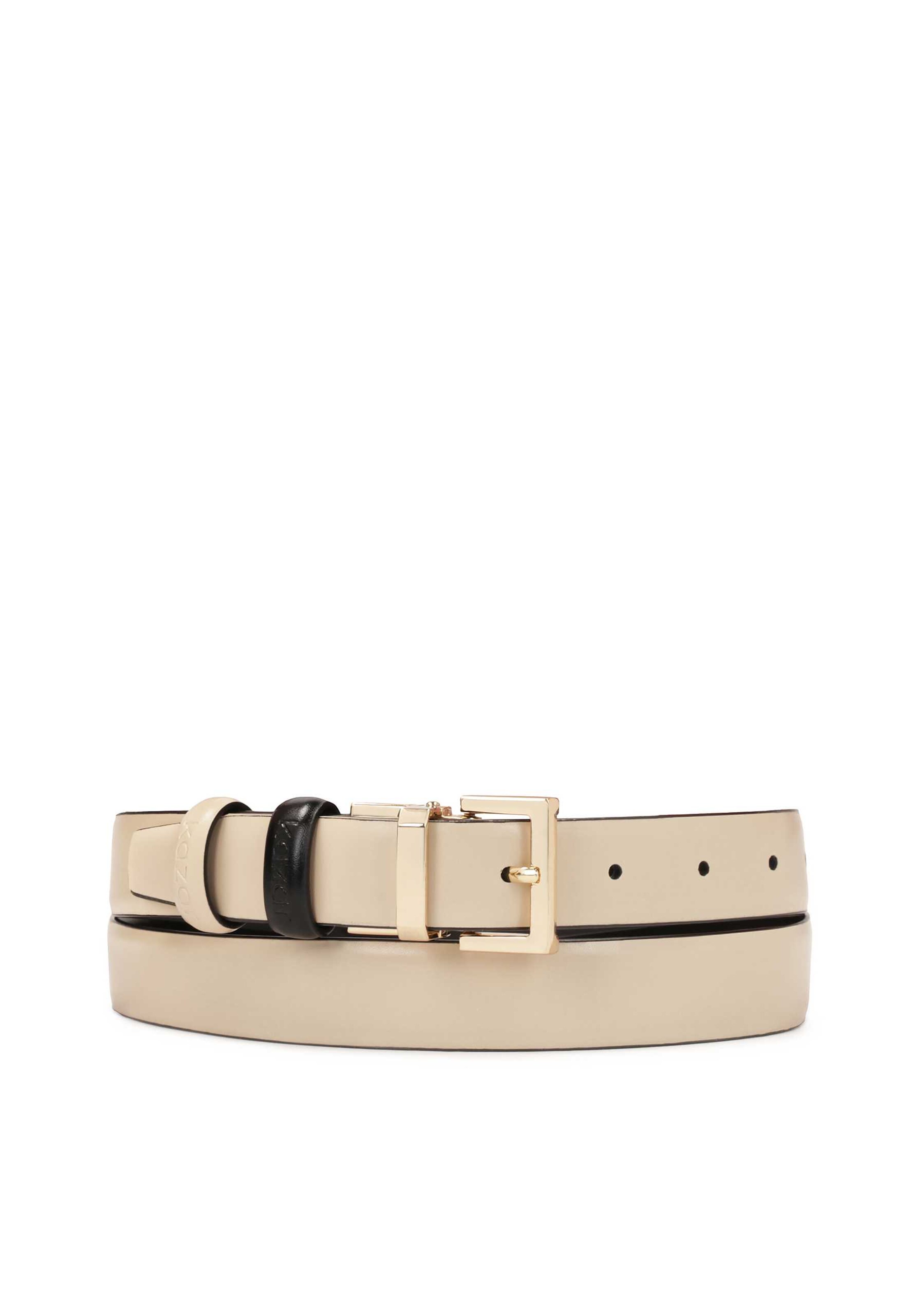 Kazar Belt in Beige: front